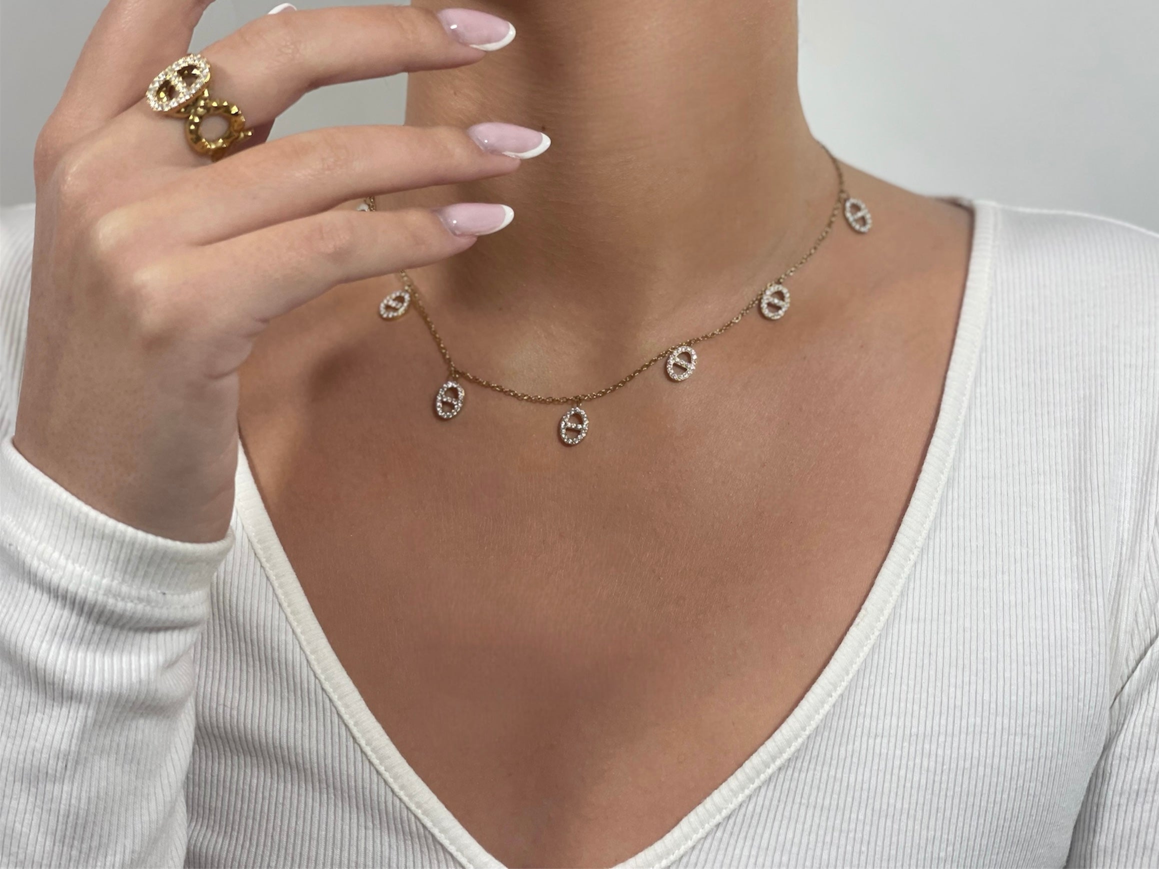 Colliers Maille Marine