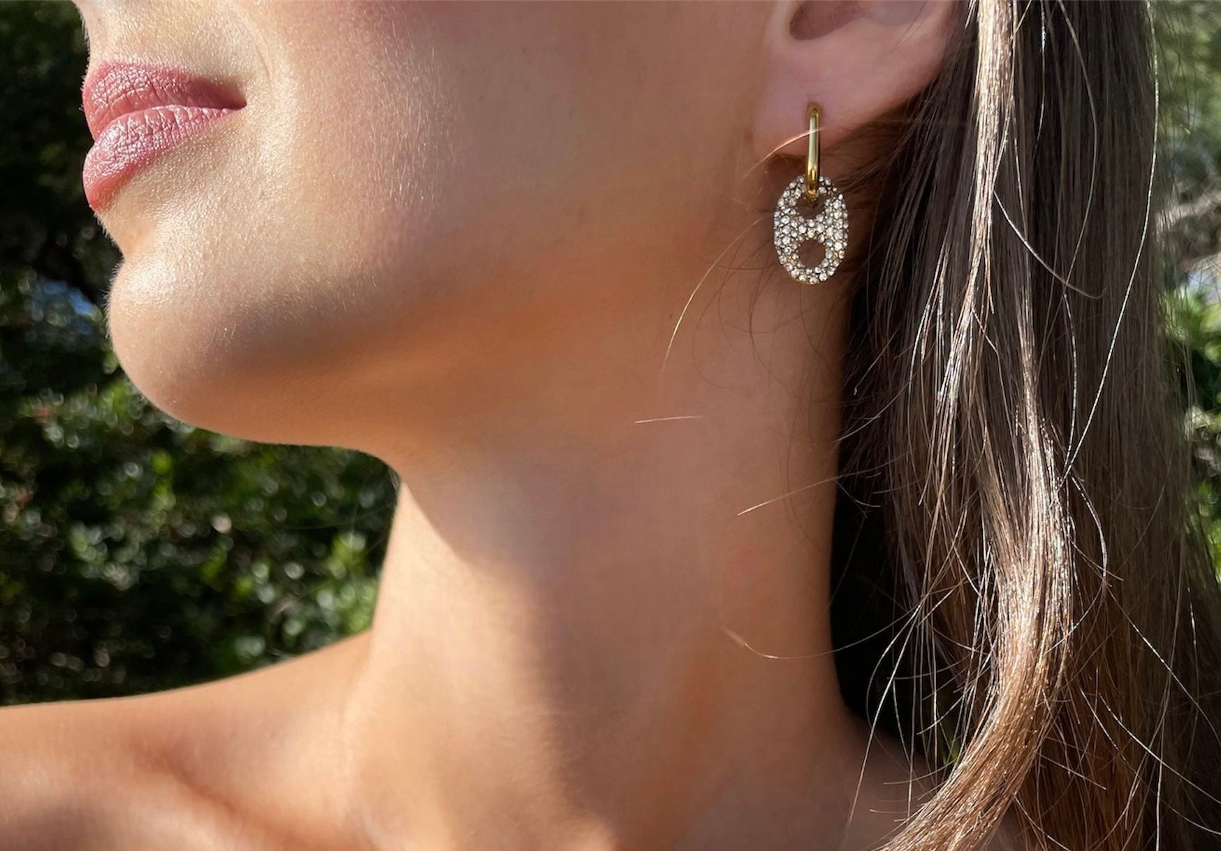 Boucles d’Oreilles Maille Marine
