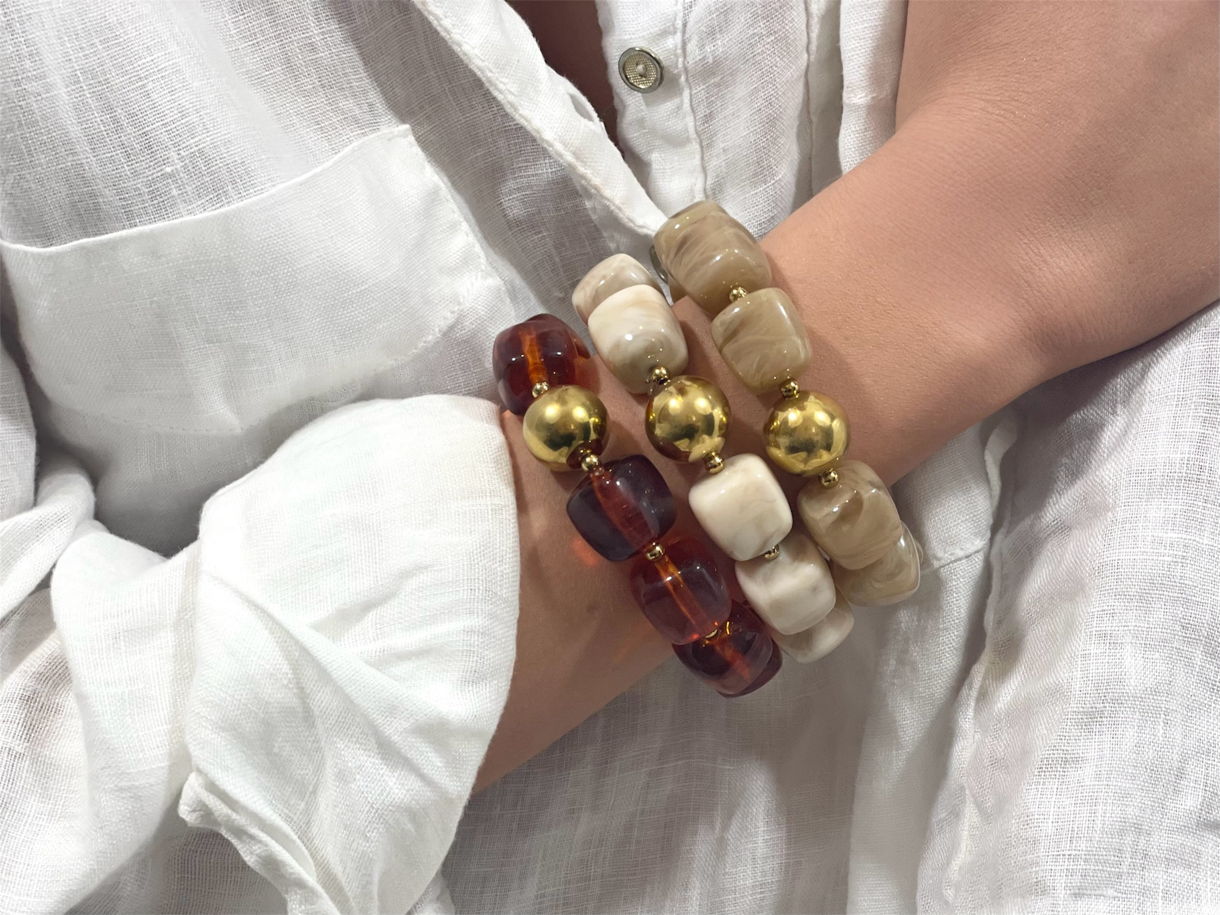 Bracelets Résine