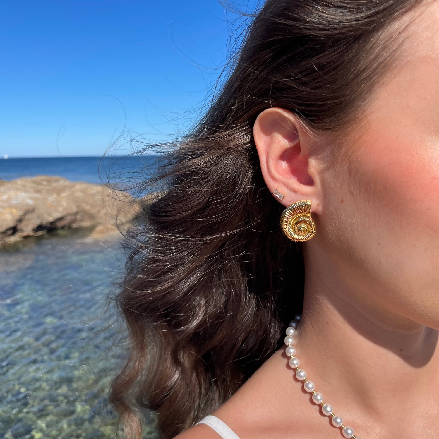 Boucles d’oreilles Coquillage