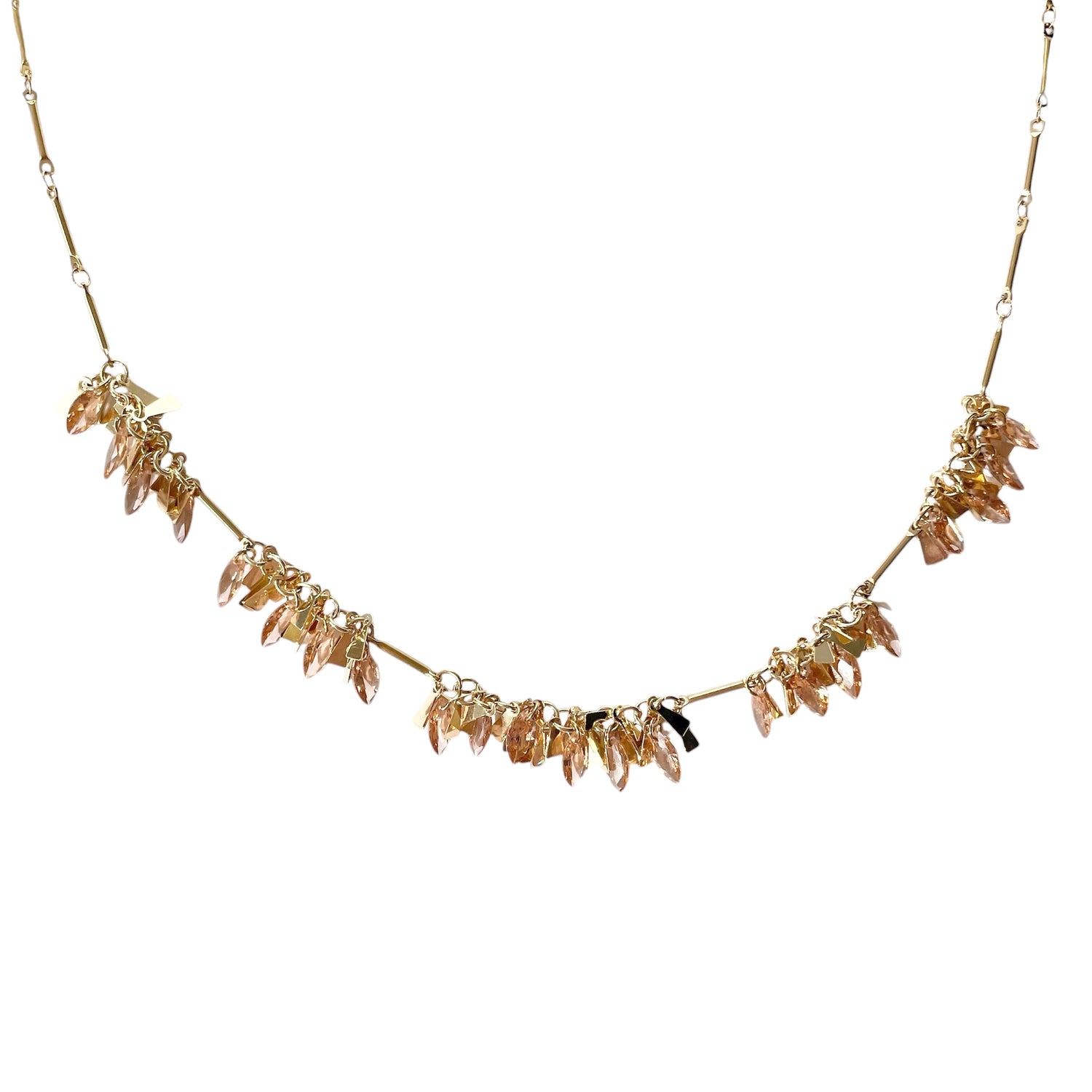 Collier Cristaux Acier Inoxydable - Lise