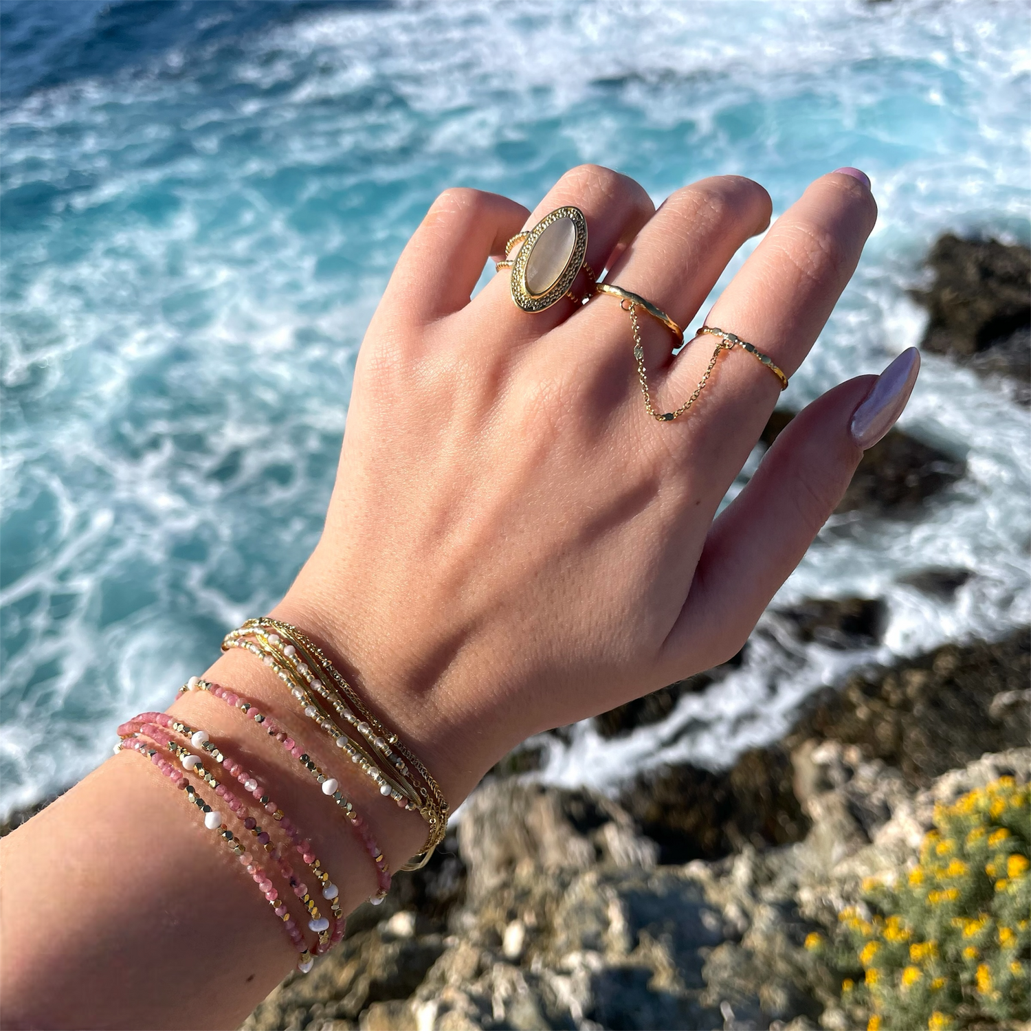 Bracelet pierres naturelles - Alisson
