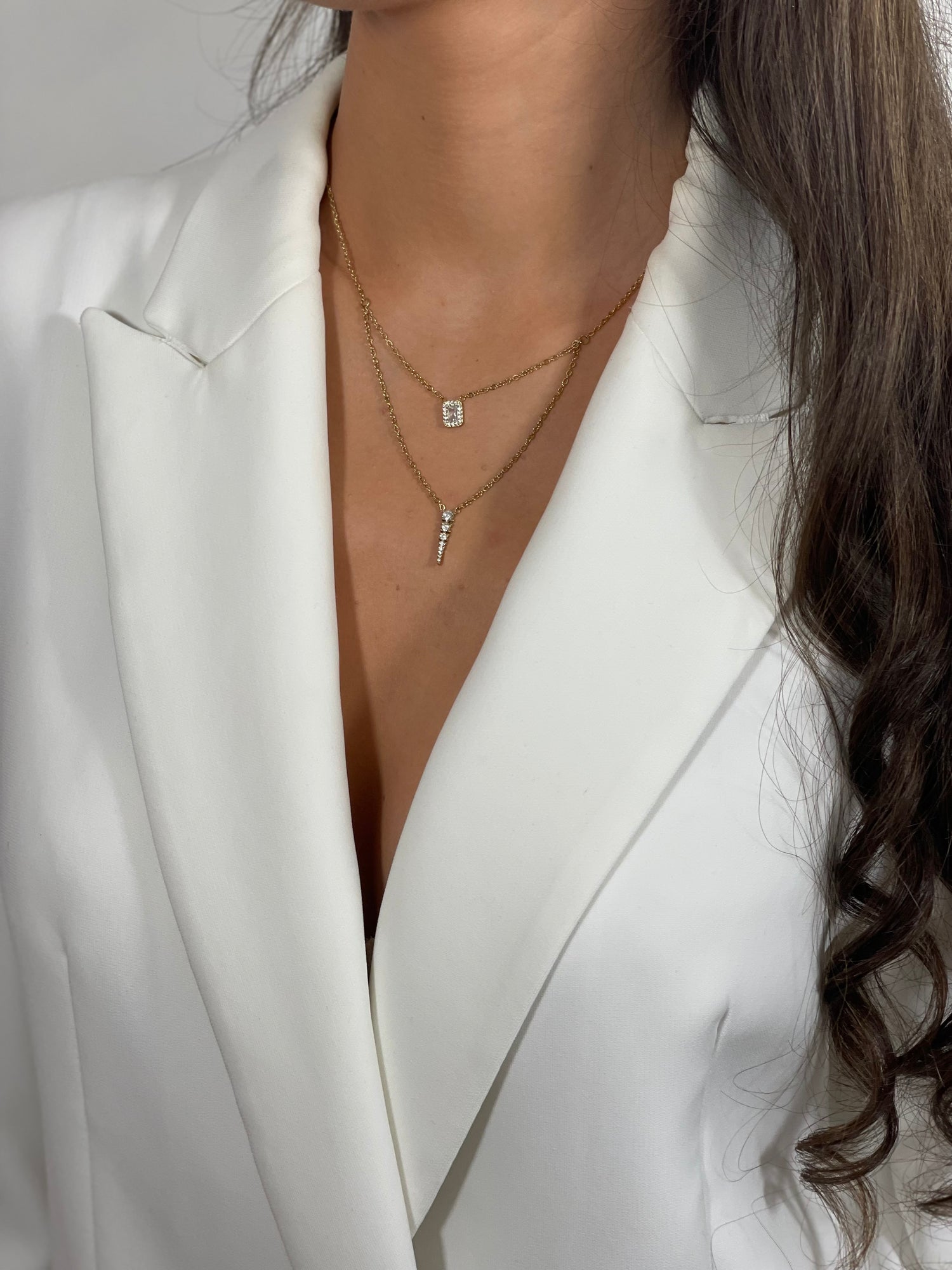 Collier 2 rangs scintillants - Célestine