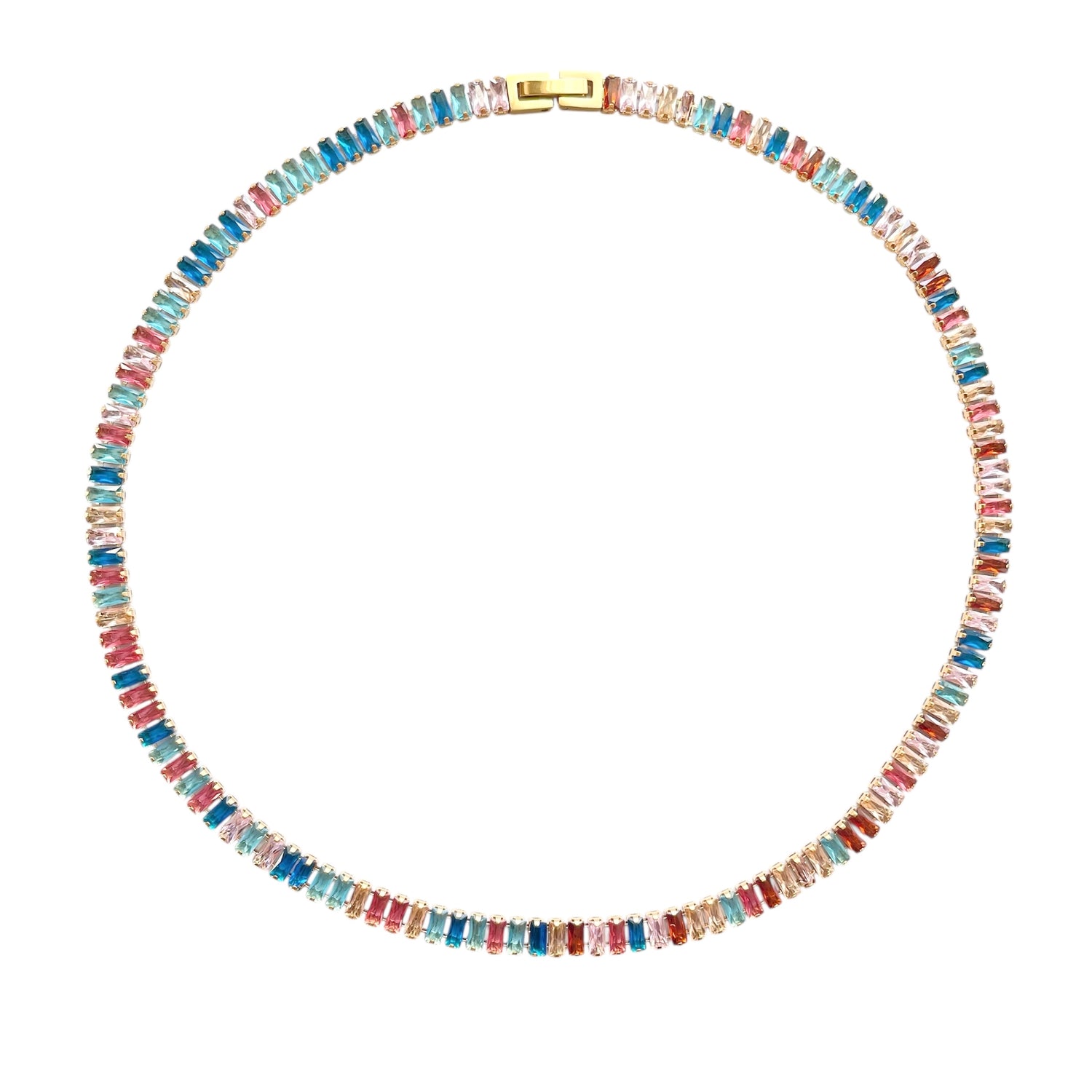 Collier Pierres Multicolores - Ileana