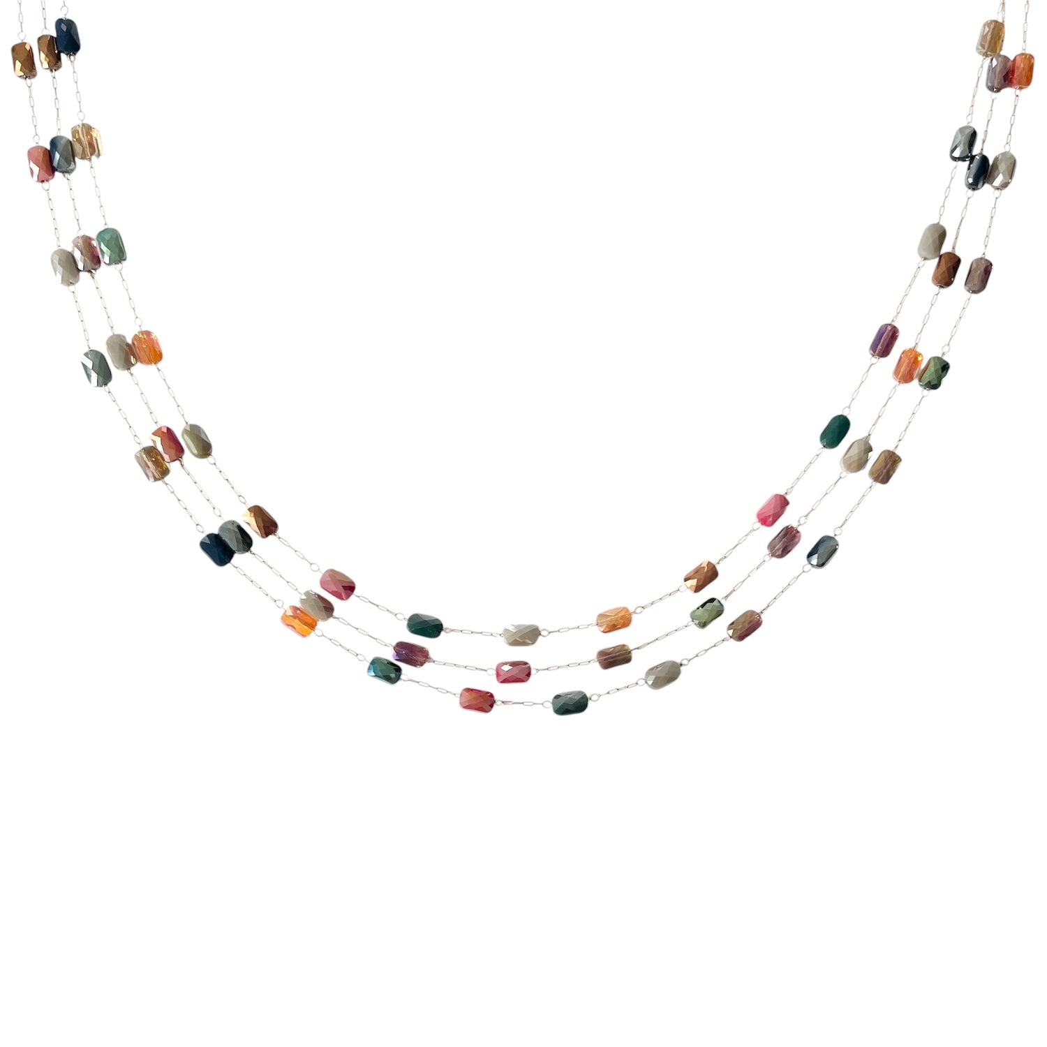 Collier Perles Multicolore - Eva