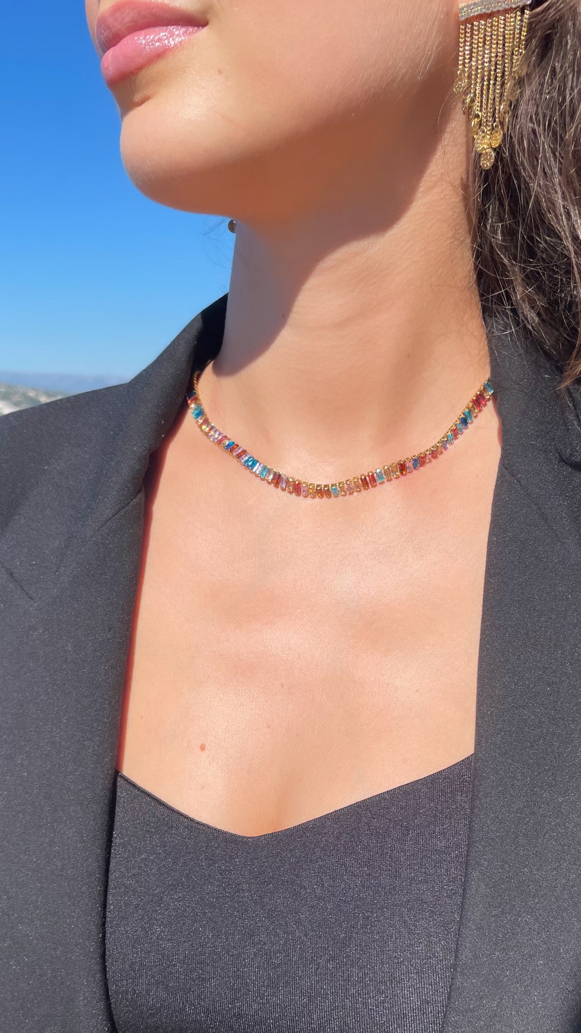 Collier Pierres Multicolores - Ileana
