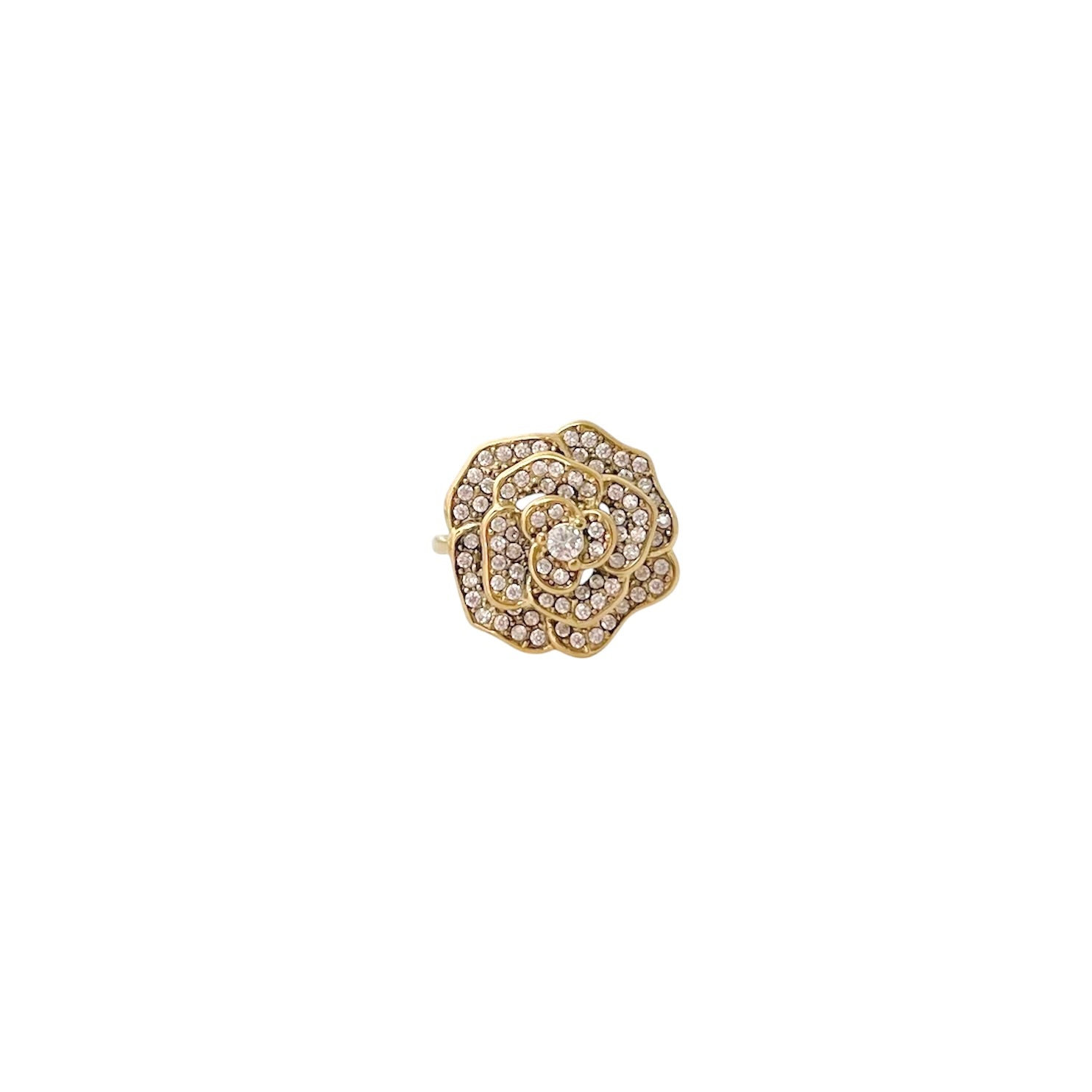Bague Rose Acier Inoxydable - Rosa