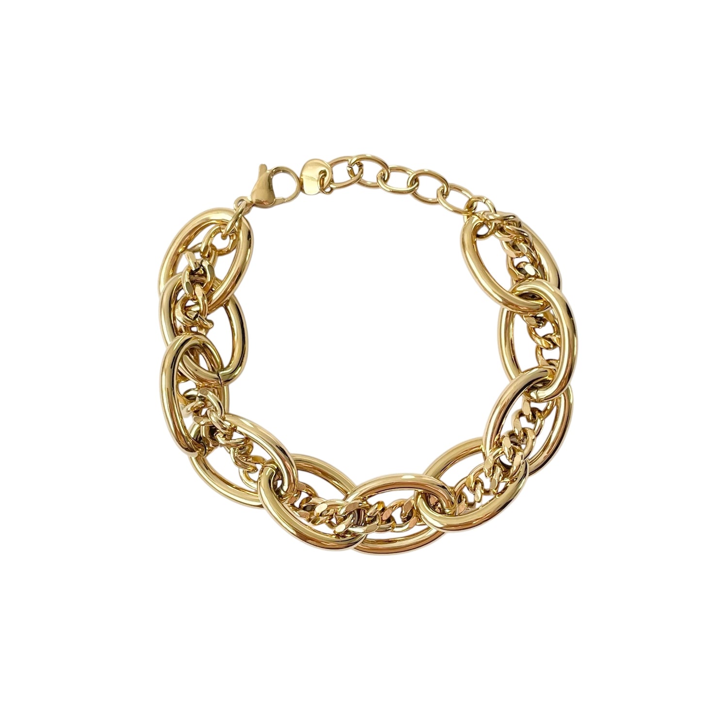 Bracelet à Maillons Acier Inoxydable- Marion