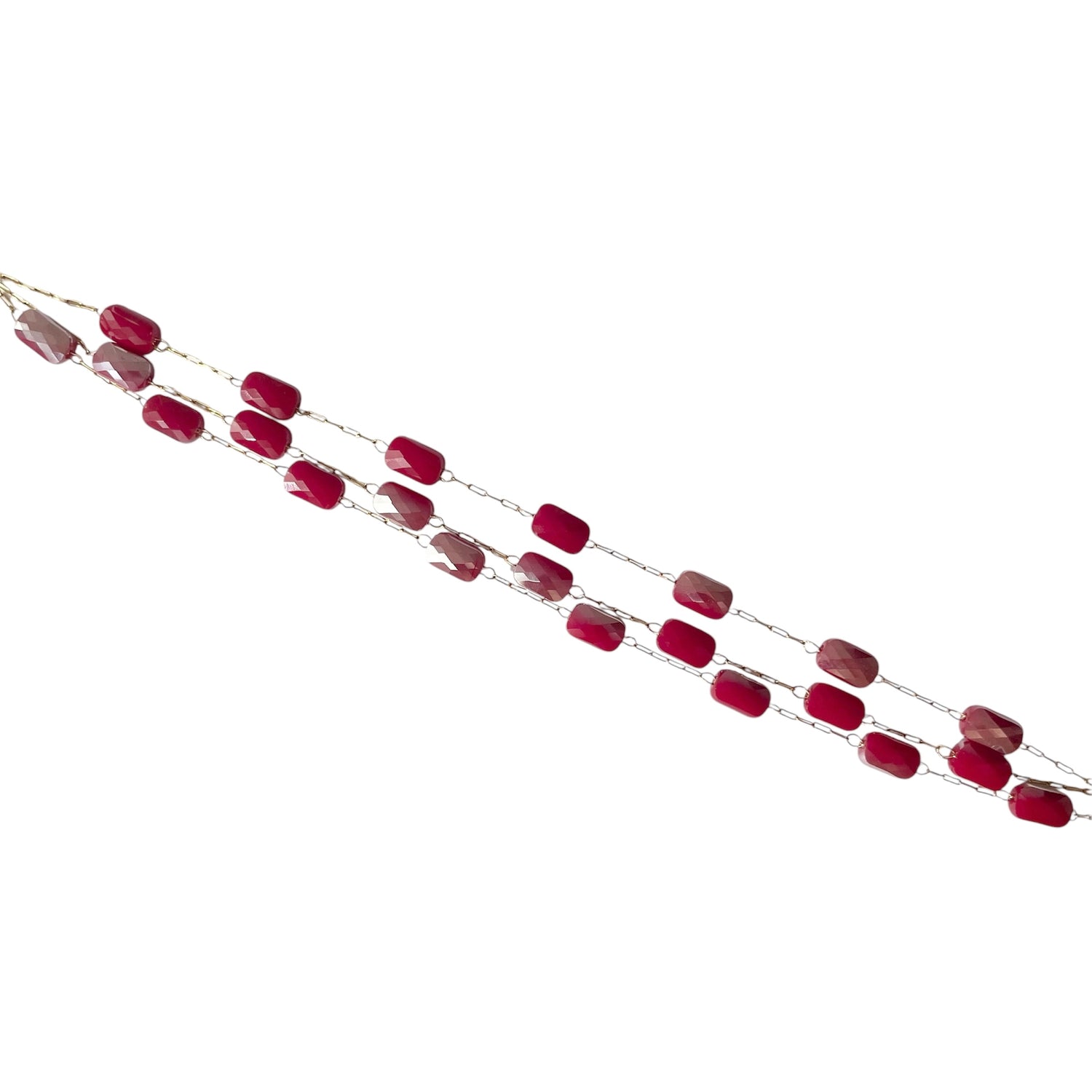 Bracelet Perles Bordeaux - Eva