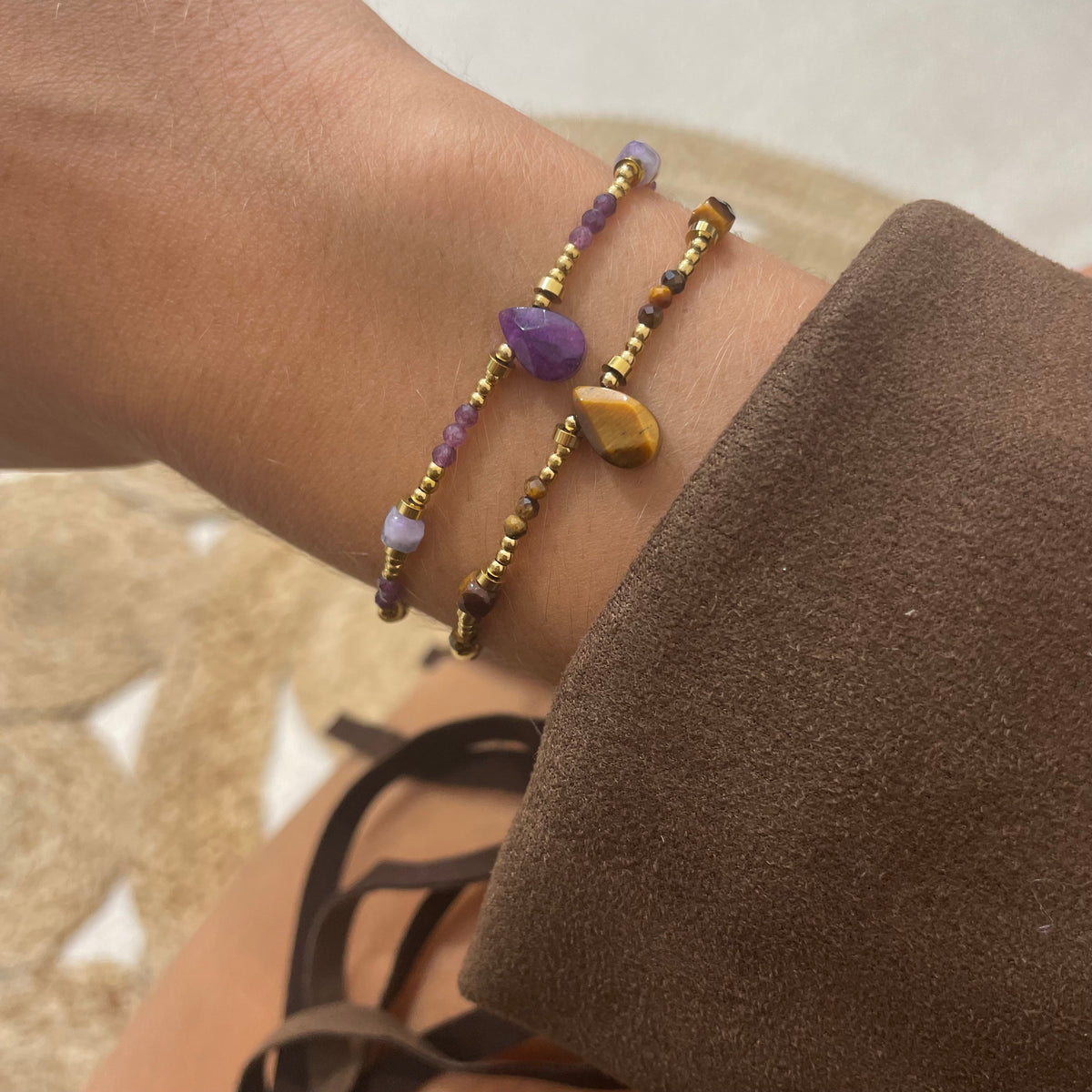 Bracelet pierres naturelles - Mesa