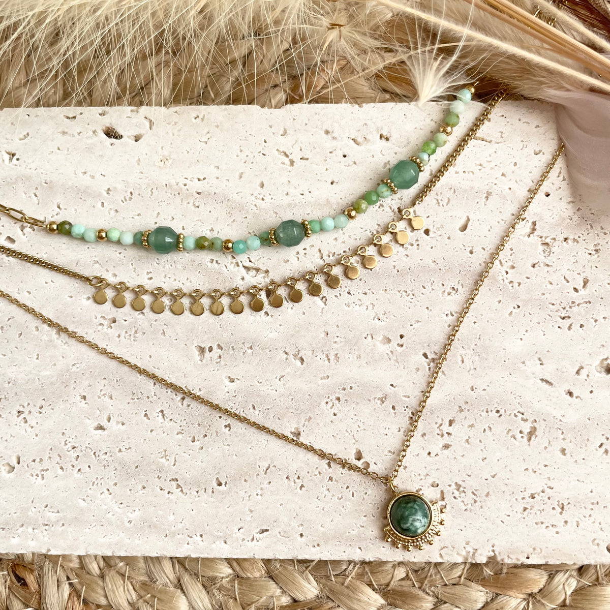 Collier triple rang - Oasis