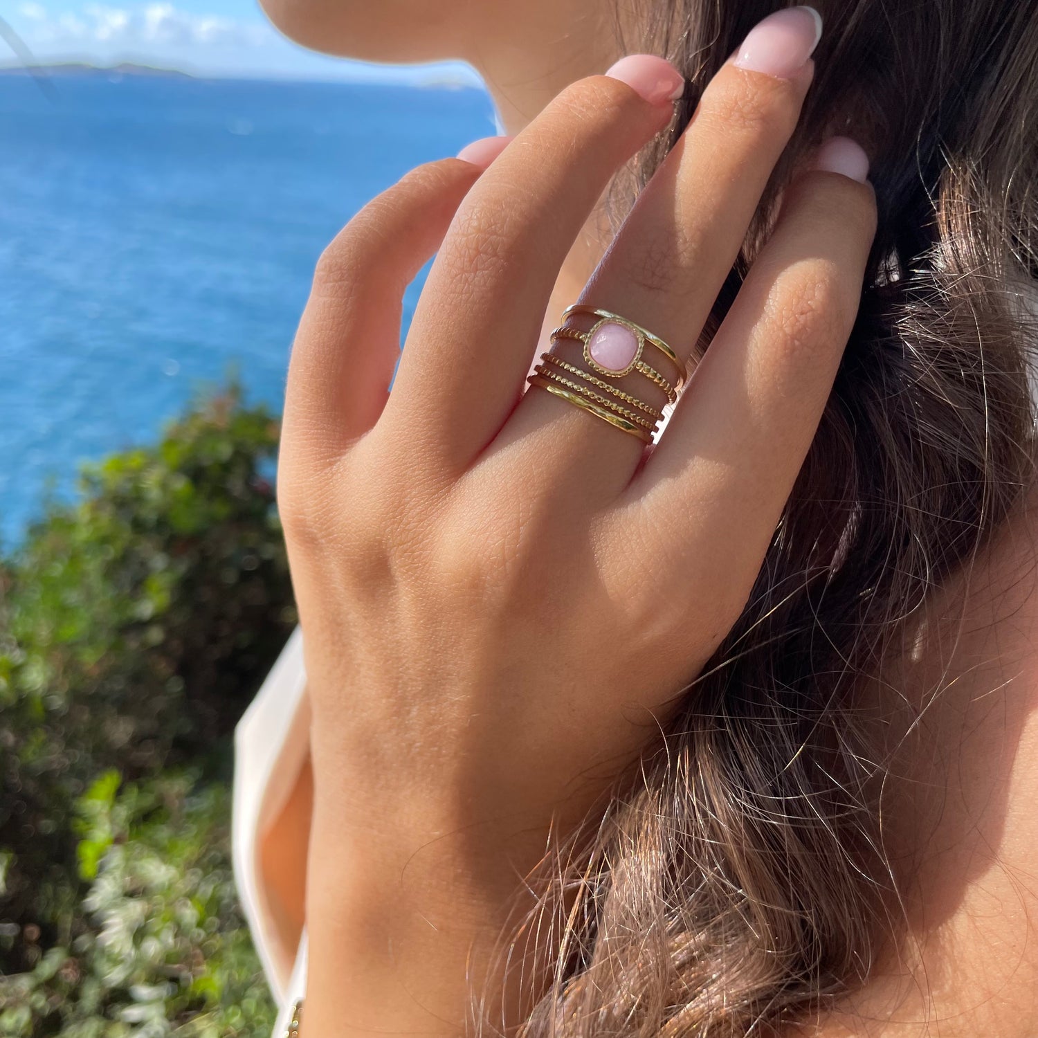 Bague Quartz Rose - Rosa