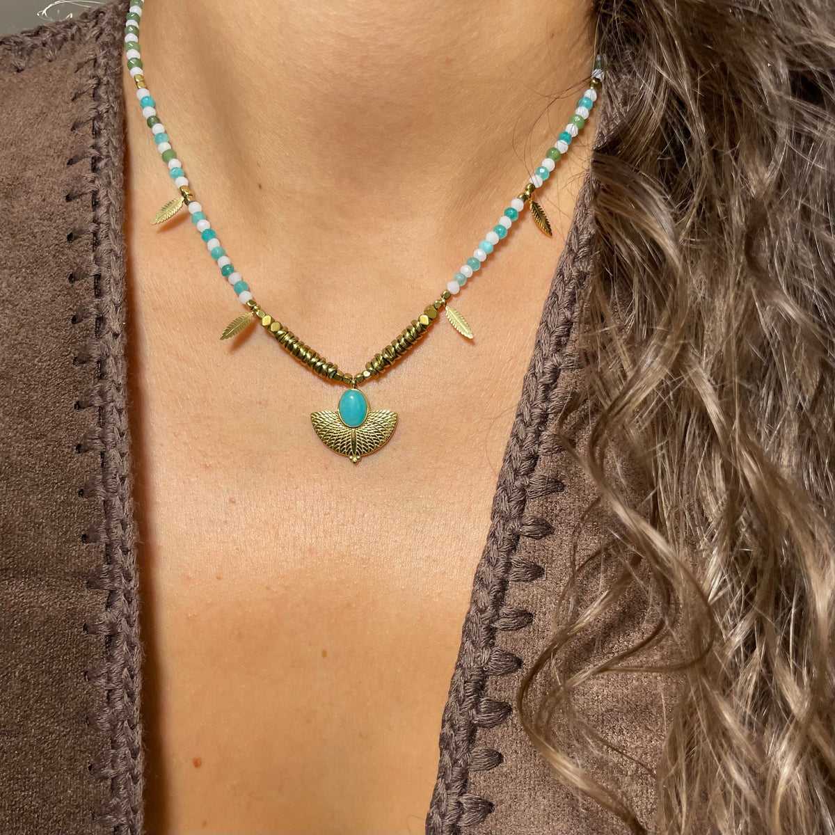 Collier pierre naturelle - Envol