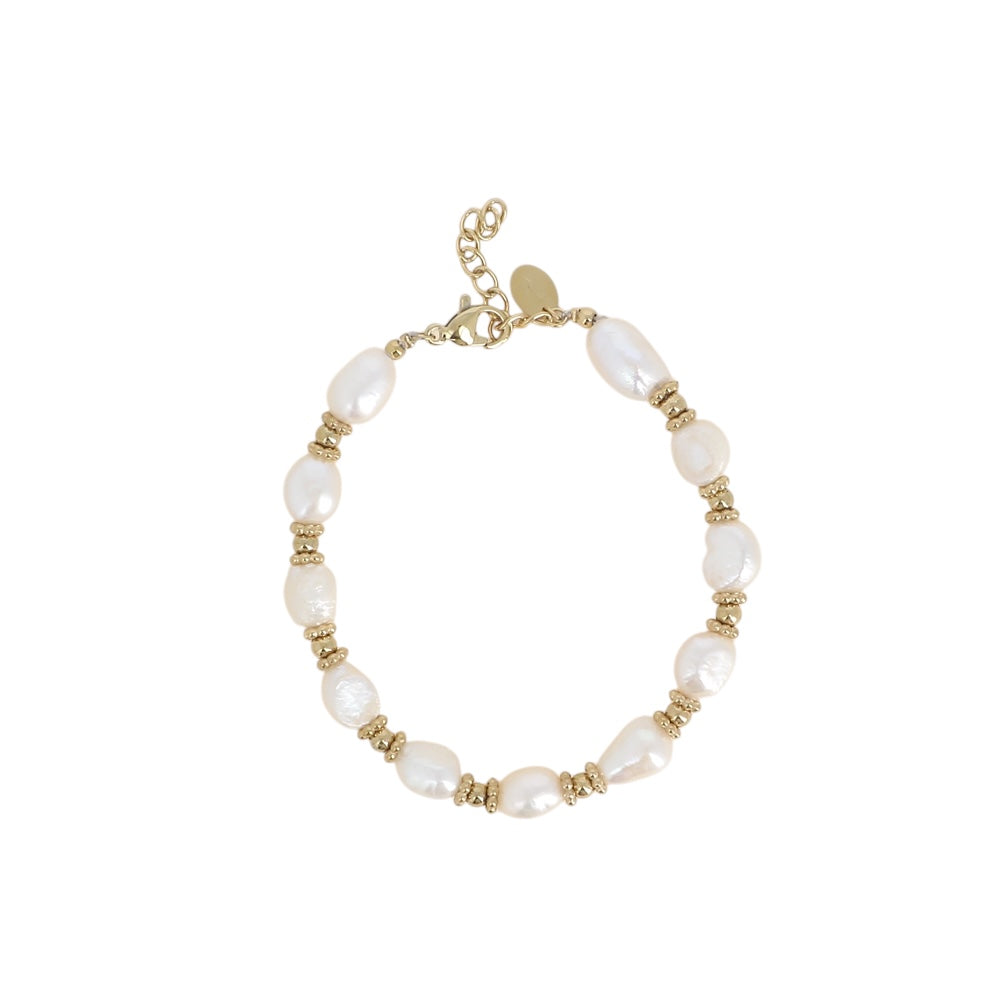 Bracelet nacré blanche pierre naturelle Tendance pour femme 