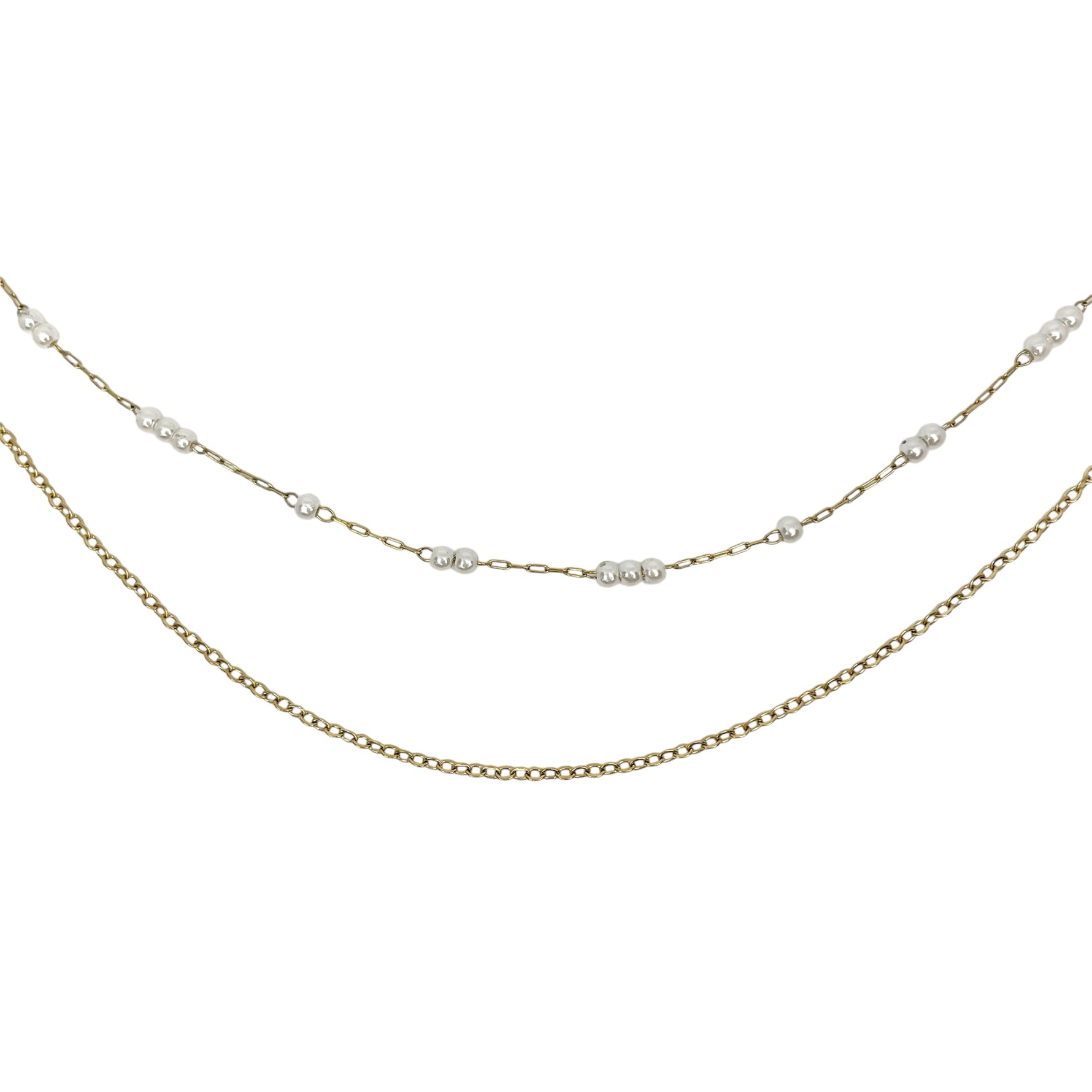 Chaîne de taille Multi rang doré en acier inoxydable pour femme 