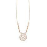 Collier oeil de protection blanc tendance pour femme