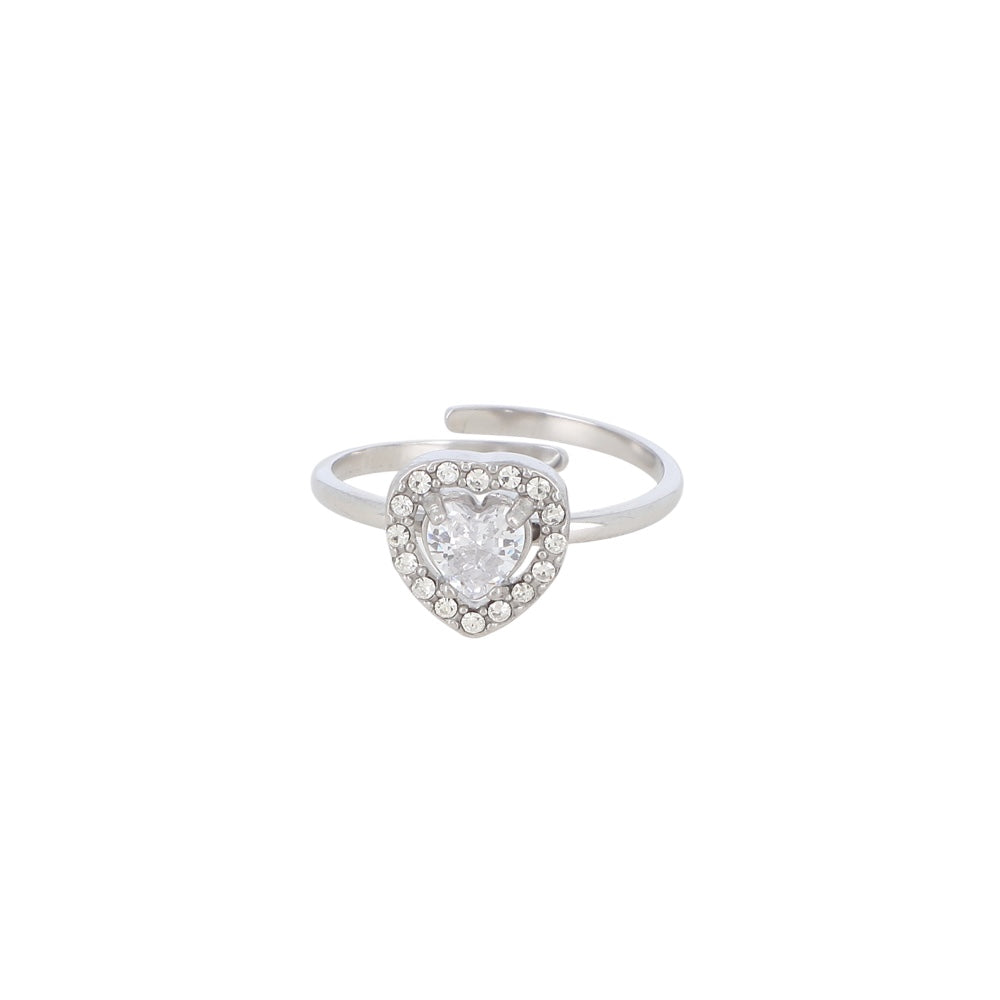 Bague Cœur Cristal