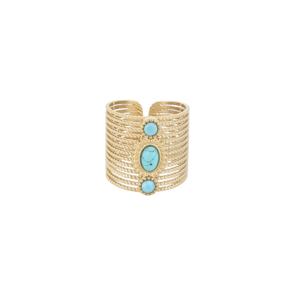 Bague Howlite Bleue - Armel