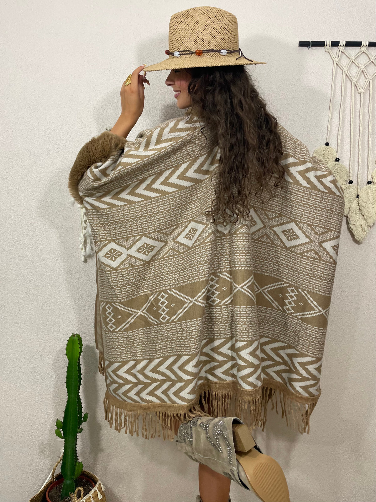Poncho fourrure - Aspen