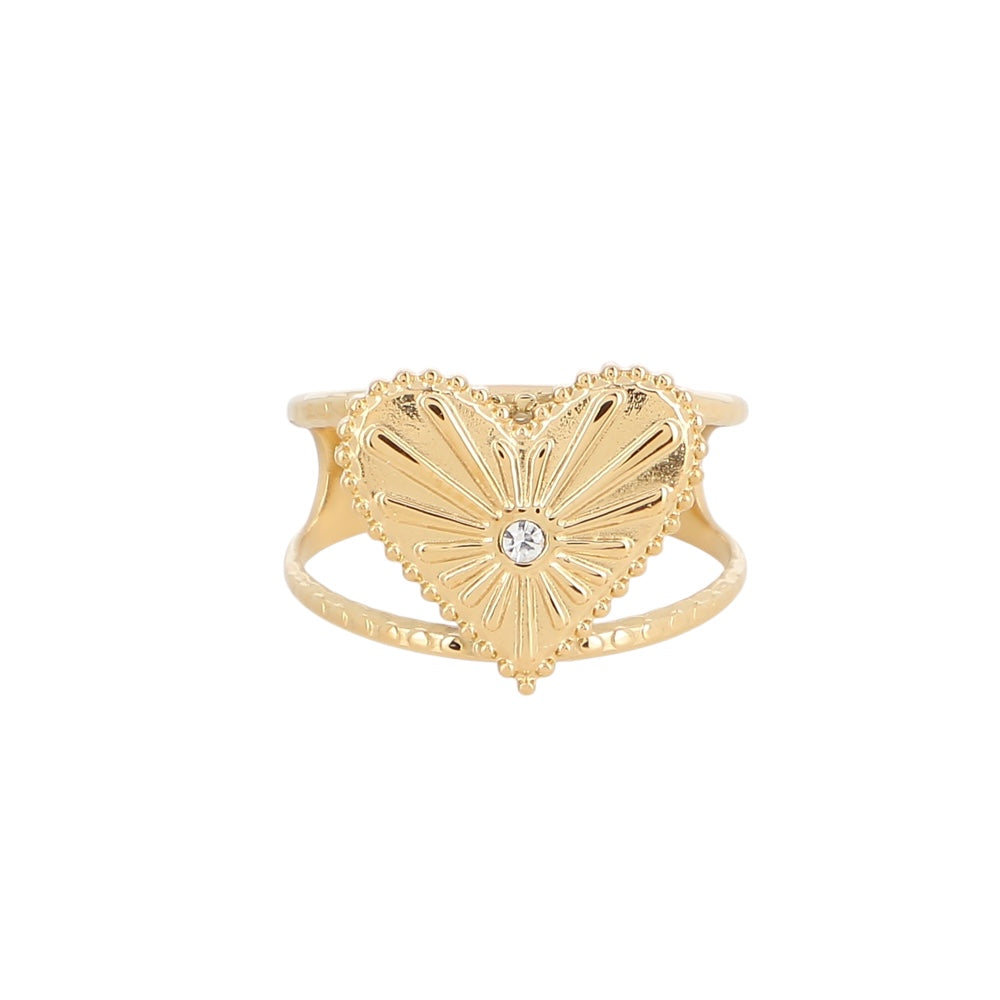 Bague Acier Inoxydable - Corazon