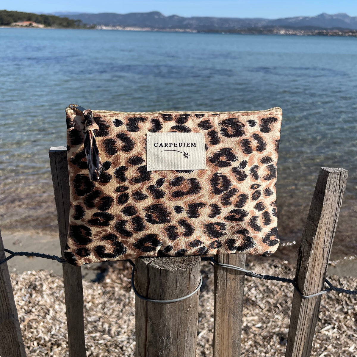 Pochette léopard tendance 