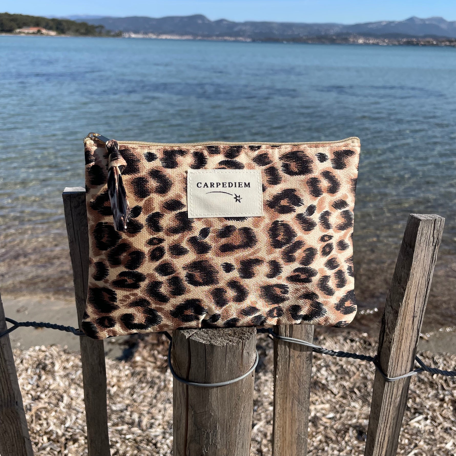 Pochette léopard tendance 